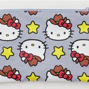 Baggu Large Flat Pouch - Hello Kitty and Friends Western